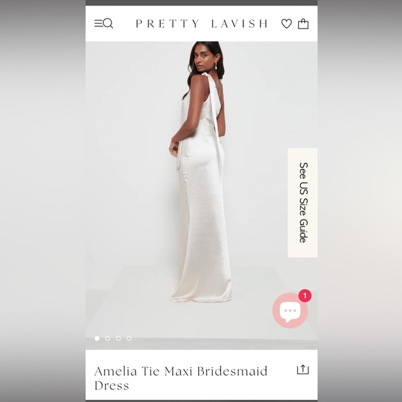 Pretty Lavish Amelia Tie Dress - Picture 2 of 2